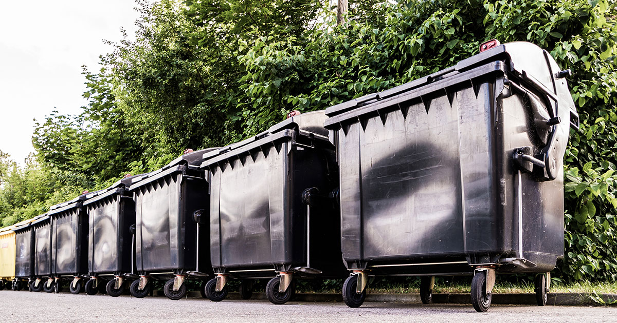 affald container