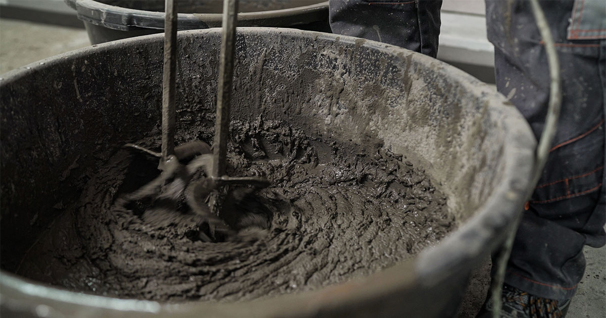 Cementblanding beton