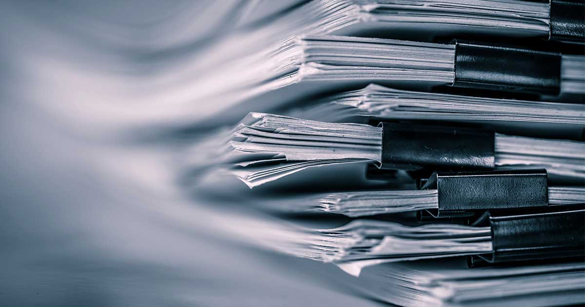 Stak af papirer