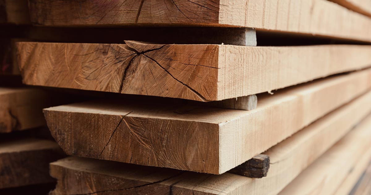Træ planker tømmer